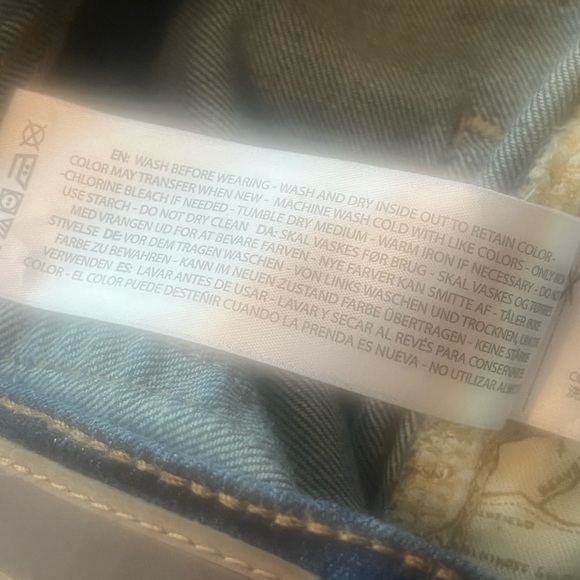 Ariat Mens M8 Modern Slim Leg 35/32 Blue Jeans Western Workwear VGUC - Picture 9 of 14